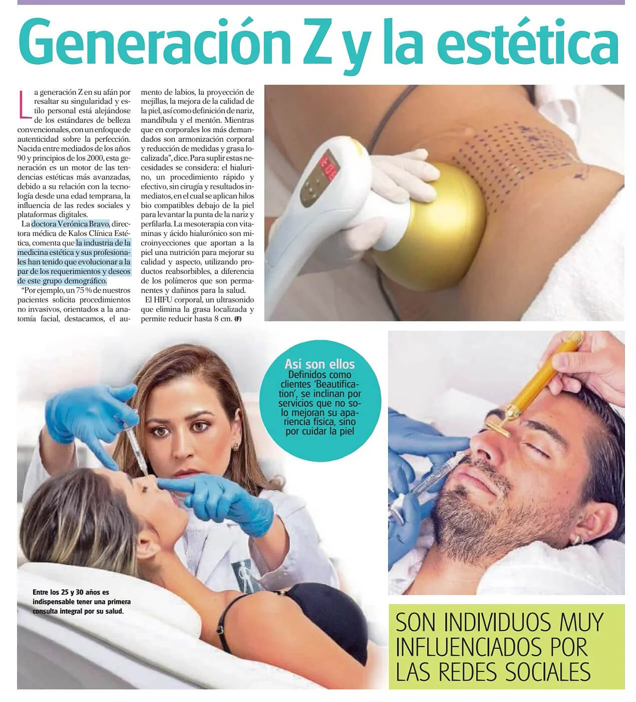 Generación z y la estética